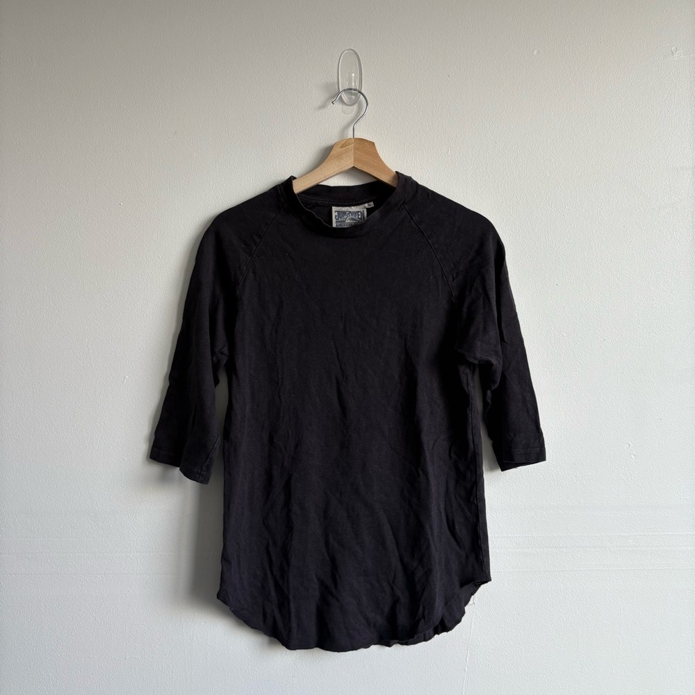 jungmaven black 3/4 sleeve